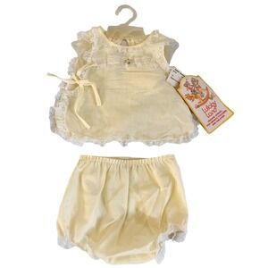 Vintage Lullaby Land Baby Outfit With Bloomers  6months READ DESCRIPTION